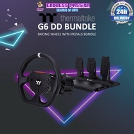 Thermaltake G6 Direct Drive Racing Wheel with Pedals Bundle