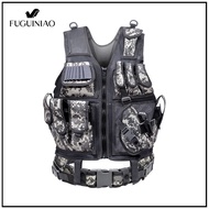 FUGUINIAO Military Molle Tactical Vest Assault Plate Carrier Tactical Vest CS Jungle Vest