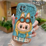 DIENYA Casing Hp Untuk OPPO A15 A15s A35 Case HP labubu lucu Casing Kesing Silikon Kasing Gelombang 