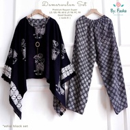 Setelan Wanita DamarWulan Batik Cap Jumbo Set | Rayon Samitex Premium | JUMBO | SETELAN PIYAMA | PR