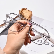 Glasses Frame anti radiation glasses Korean Big Frame Anti Blue Light Glasses Transparent Specs Eyeg