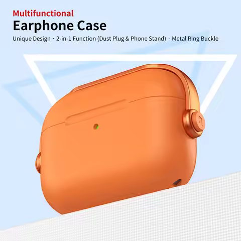 For AirPod Pro3 Case With Lock Shockproof Protective Cover with Cleaner Kit For Airpod 4 Case For Ai