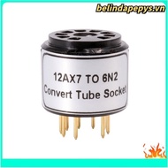 1PC Tube Socket Adapter ECC83 12AX7 to 6N2 6N1 6N6 Converter Vintage Audio DIY