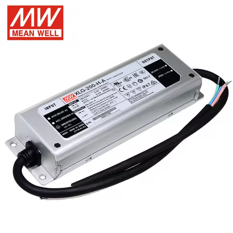 mean well 200W Constant Power Mode LED Driver XLG-200 XLG-200-12-A XLG-200-24-A XLG-200-L-A XLG-200-