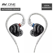 FiiO FH3 2 BA 1 Dynamic Driver Hybrid Earphones - AV One Authorised Dealer/Official Product/Warranty