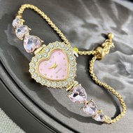 High Bracelet Love Face Female Inlaid Watch Strap Ladies Wrist Value yy10 Watch Decoration Pull Dial