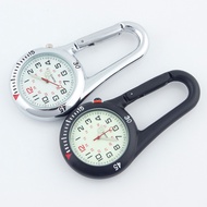 ALK Fob Clip Carabiner Pocket Watch Fob Medical Sports Watches Vintage Nurse Clock Mountaineering