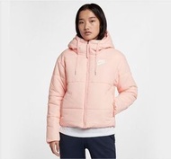 Nike women’s NSW Synthetic Fill Reversible Jacket Size S nike女生冬季蜜桃粉可雙面穿科技棉厚外套 羽絨背心登山保暖毛帽穿搭 二手 secondhand