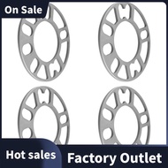 4Pcs Aluminum Wheel Spacers Shims Plate Auto Wheel Spacers Stud for 4X100 4X114.3 5X100 5X108 5X114.