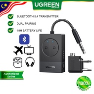 UGREEN Bluetooth 5.4 Transmitter Audio Adapter Wireless Music Stream Airplane AirPods Pro Airpods Ma