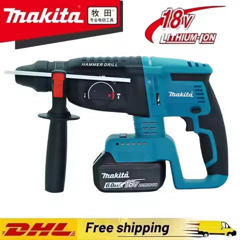 Original Makita DHR242 18V Brushless Rotary Hammer 2J Impact 24mm Concrete 4700 IPM 3 Mode Heavy Dut