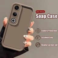 For OPPO A3 Pro 5G CPH2665 Camera Protection Minimalism Soft Silicone Soap Cover Fine Matte Anti-fin