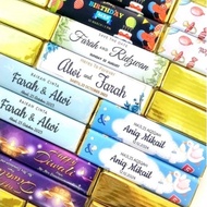 Coklat bar bundle 50pcs / choco bar / Doorgift coklat / Doorgift Murah / Doorgift birthday / Aqiqah 