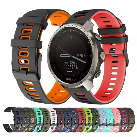 22/20mm Silicone Strap For POLAR Vantage M M2/V2/V3 Band For Polar Grit X Pro IGNITE 3 2 Unite Pacer