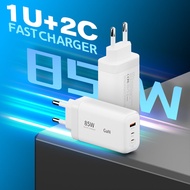 85W Fast Charger 20W/45W/65W 3 ports For Iphone Samsung Xiaomi VIVO OPPO for Laptop Easy to take Tr