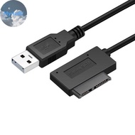 MyriadU PzzPss USB 2.0 To Mini Sata II 7+6 13Pin Adapter Converter Cable For Laptop CD/DVD ROM Sliml