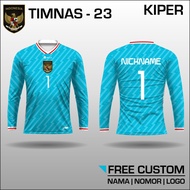 Indonesian national team Jersey, u 20 2023 World Cup football shirt, long-sleeved goalkeeper shirt
