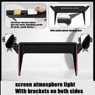 ZLWR GEELY EX5 ไฟส่องสว่างรอบหน้าจอ เหมาะสำหรับพวงมาลัยขวา พร้อมฟิล์มกันรอยหน้าจอและที่วางโทรศัพท์ท