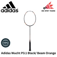 (Ready Stock) Adidas Wucht P3.1 Badminton Racket / 4U G5 (Free Adidas String & Adidas grip / Unstrun