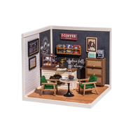 [Birthday Gift] Robotime Rolife Plastic Diy Super Creator Miniature House - DW001 DW002 DW003 DW004 