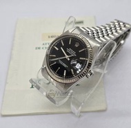 Rolex 16014 黑面鋼王 DateJust 有紙