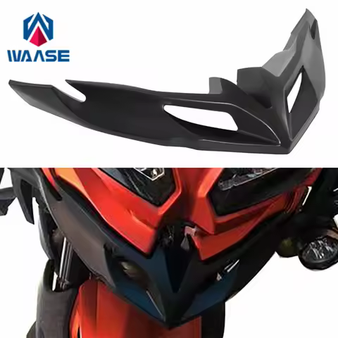 waase For Kawasaki Versys 650 KLE650 LE650E 2015-2018 2019 2020 2021 Front Fender Beak Nose Cone Ext