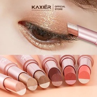 KAXIER Two-Tone Eyeshadow Stick - Pensel Eyeshadow 2 Warna High Pigment 3.8g