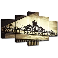 paintings Wall Decor Canvas Wall Art You Will Never Walk Alone Frame Pictures Artwork Prints Gate of
