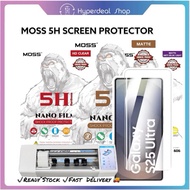 Moss 5H Screen Protector For Samsung Galaxy S26 Ultra S26+ S25 Ultra S25 Edge S24 Ultra S24+ S25+ Fi