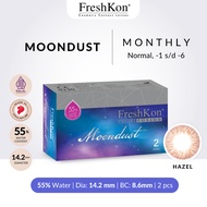 FreshKon® Moondust - Color Monthly/ Monthly Color Contact Lenses - Hazel (Normal, -1.00 to -6.00) 1 