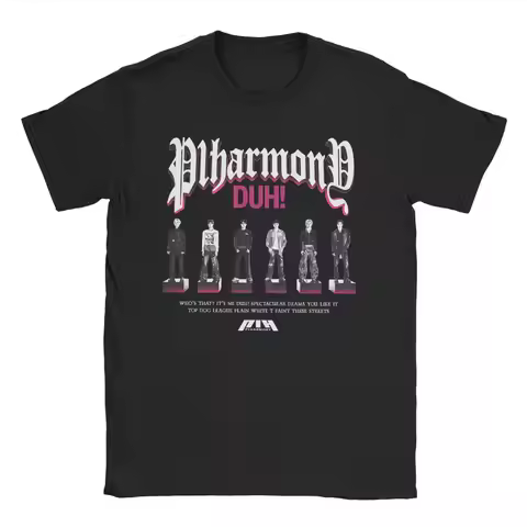 P1harmony DUH Album Music Kpop for Men Women T Shirt Novelty Tee Shirt Short Sleeve T-Shirt Pure Cot