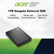 Seagate One Touch External 1TB SSD / Solid State Drive / USB-C / USB3.0 / Android (1TB)