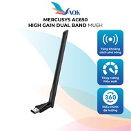 USB Wifi Mercusys AC650 High Gain Dual Band MU6H - Genuine product