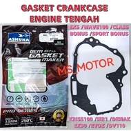 EX5 GASKET CRANKCASE ENGINE ENJIN TENGAH DREAM WAVE100 CLASS KRISS100 MR1 BONUS SPORT DEMAK EX90 EVO