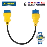 AUTOOL 40cm OBD2 Extension Cable for BMW 20pin Male to 16pin Female OBD2 Adapter Cable Wateproof Nyl