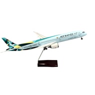 FZ1/145 Scale Aircraft Etihad 787-10 Dreamliner 43CM Resin Airplane Model for Adult Aviation Souveni