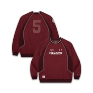 CACO-CACO College Stitching Contrast Color University T-Male [K1HA004]