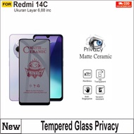 LAYAR Redmi 14C Anti-SPY Ceramic Screen Protector