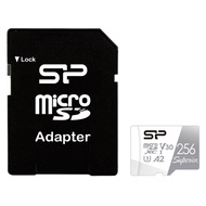 Silicon Power 廣穎電通 Superior microSD U3 A2 V30 4K 高耐用小卡 記憶卡 附轉卡  1個  256GB