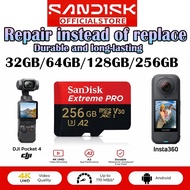 【Multi-device compatibility】Original Sandisk extreme Pro TF V30 A2 U3 insta360 micro sd Memory Card 