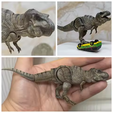 Jurassic Dinosaurs tyrannosaurus T-rex embers Spinosaurus Pocket Series movable joints Handmade Resi