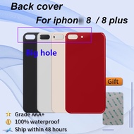 Big Hole For iphone 8 Back Cover 8 Plus High Quality Battery Cover Large Hole Back Housing Door ipho