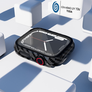 Case Bảo Vệ Mặt Kính Vân Carbon cho Apple Watch 4/5/6/SE/7/8/9/SE2 Size 40mm / 41mm / 44mm / 45mm