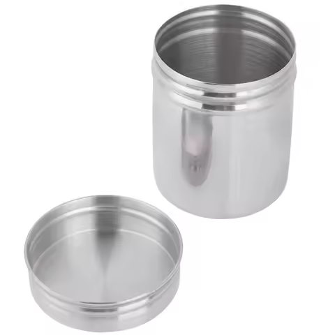 304 Stainless Steel Sealed Storage Jar Portable Tea Coffee Beans Container Stainless Steel Tea Jar S