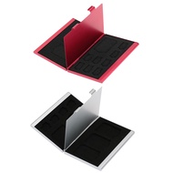 D712 in 1 Aluminum Storage Box Bag Memory Card Case Holder Wallet Large Capacity For 4 * SD SDHC SDX