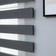 ม่านม้วนสำเร็จรูป ม่านม้วนกันแดด กันแสง ROLLER BLIND รุ่น ZEBRA BLIND ความยาว 180cm