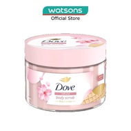 DOVE Sakura Smoothie Body Scrub (1st Ice Cream Body Scrub, For Gentle Exfoliation) 298g