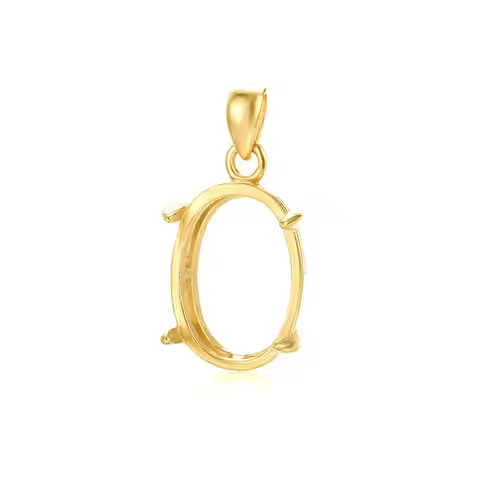 Pendant Blank (7x9mm/8x10mm/9x11mm/10x12mm/12x16mm/14x18mm/15x20mm/17x25mm/20x30mm Oval Blank) 925 S