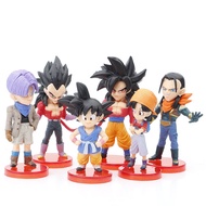 Dragon Ball Super Ultra Instinct Son Goku Vegeta Broly Buu Action Figure Set DBZ Anime Mini Figurine