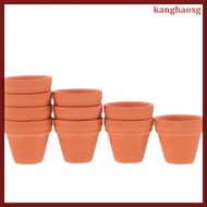 10Pcs 3.5x3.5cm Small Mini Terracotta Pot Clay Ceramic Pottery Planter Cactus Flower Pots Nursery Po